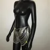 Crystal Rhinestone Taies Bikini Chaîne Femmes Sous-vêtements Sexy Body Harness Party Chic Body Chain Bijoux 6738003