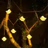 Luci solari per esterni Lampade da parete Lampade da giardino a energia Impermeabile RGB Decorazione natalizia Festoon Led Light