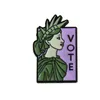 Female characters Brooches Set 8pcs Letter Ginsberg Statue of Liberty decoration Enamel Paint Badges Lapel Pin Denim Shirt Fashion8425923