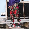 2021 Nya män Camouflage Cargo Byxor Män Street Harem Byxor Fitness Runners Trousers Bekväma Ankellängd Sweatpants LBZ44 x0723