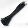 Черный нейлон самоблокируясь сверхмощные стандартные кабельные обертывания Zip-галстуки ремни проволоки кабельный завязчик набор крепких галстуков для дома и RRD11805