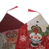 BIEMLERFN 183x33cm chemin de table de Noël salle à manger cardinal flocon de neige bonhomme de neige nappe pour décoration de table de Noël 211104