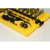 Jackly 45 In 1 Screwdriver 세트 Torx 드라이버 키트 키트 휴대 전화 수리 도구 정밀 마그네틱 드라이버 드라이버 세트 시계 Y200321232J