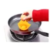 100 stks Eco-vriendelijke Siliconen Egg-Boiler Poacher Tool Niet-giftige No-Stick Zachte Veilige Poach Pod Peach Egg Boiler Chilren Bow