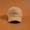 2021 Hat Kvinna Vår och Höst Koreansk stil Baseball Cap Retro Soft Top Enkelt bokstäver Casual Mångsidig Par Sun-Poof Peaked Cap Male