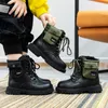 Çizmeler 2021 Çocuk Ayakkabıları Sonbahar Kış Çocuklar Çocuklar Için Sürme Erkek Kız Kısa Peluş Paket Tasarımcı Rahat Sneakers