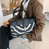Bolsas de ombro Moda Luxo Designer Bolsa Leopard Imprimir PU Couro Grande Capacidade Mensageiro Bag para Mulheres 2021 SAC A Principal