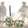 Camouflage Kids Walkie Talkies Toy Military Camo Tvåvägs Radioleksaker Set för barn 2st