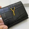 Mens Designer Wallet For Women Fashion Luxury Card Holder Womens Coin Pocket Credit Card Purses Small Casual Wallets Letter Y 14 Style