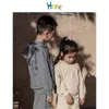 Hnne Autunno Casual Felpe con cappuccio per bambini Sottile, morbido e confortevole Felpe con cappuccio Ragazzi ragazza Bambini Jogger Pullover HJ151165 2111109102397