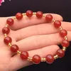 Natuurlijke Agate Stone Strands Kralen Charm Armbanden voor Vrouwen Meisje Party Club Decor Yoga Energy Handmade Jewelry