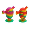 Tillverkare Stock One Piece Silicone Pipe Portable Color Mini Egg Röktillbehör Partihandel tillsammans