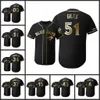 Hommes Femmes Jeunesse # 6 Marcus Stroman 34 Matt Shoemaker 43 Sam Gaviglio Custom Black Flex Base Golden Edition Jersey