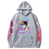 Anime JoJo's Bizarre Adventure Sweats à capuche imprimés Hip Hop Sweatshirts Pull à manches longues Loose Print Streetwear pour hommes et femmes 211014