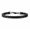 Hip-Hop-Titanstahl-Gliederkette, 1/2-reihiges Armband, Mesh-Herrenarmbänder