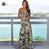 Boho Summer Dress Women Multicolor Vneck Maxi Dress Long Dresses for Women Plus Size Clothing Sexy Party Woman Dress New Robes 214972751