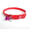 Lätt slitage Pet Buckle Collar Puppy Bell Necklace Justerbar Cat Dog Collar Outdoor Gifts för Pet 167 V2