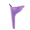 2021 Lady Kvinnor Urinal Travel Kit Utomhus Camping Soft Silicone Urination Enhet Stå upp Pee Kvinna Urinal Toalett