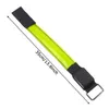 Genouillères Qualité Charge Bracelet de course Sports de plein air Bracelets clignotants LED Lumière lumineuse Brassard Ceinture de sécurité réfléchissante