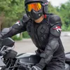 Moto Armure Véritable Noir Veste Racing Protecteur ATV Motocross Corps Protection Vêtements Équipement De Protection Masque Cadeau