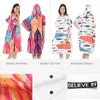 Fashion Quick drying Changing Robe Bath Towel Outdoor Adult Hooded Beach Towel Poncho Bathrobe Towels Woman Men Swimming Cloak Y200428