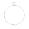 2021 Korean New Geometric Circle Choker Gold Silver Color Chain Necklaces for Women Girls Party Gifts Simple Jewelry