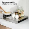 stainless steel microwave shelf