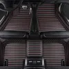 Artificiella läderbilgolvmattor för Tesla Model 3 Sx Y Tillbehör Mattan Alfombra Luxury-Surround2083