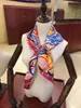 2020 arrival autumn spring classic design 90*90 cm colorful 100% silk twill scarf wrap for women lady girl gift