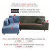 Copridivano geometrico Elastic Stretch Modern Chair Couch s per soggiorno Protezione mobili 1/2/3/4 posti 220302