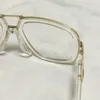 Montature per occhiali di marca di moda Uomo Donna Designer Lenti trasparenti Occhiali da vista trasparenti Occhiali da sole quadrati da uomo per donna