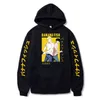 Banana Fish Anime Hoodie Mężczyźni / Kobiety Popularne Moda Harajuku Banana Ryby Bluzy Bluza Sweter Streetwear Ubrania Y211122