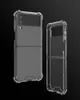 1.5mm Transparent Shockproof Acrylic Hybrid Armor Hard Phone Cases for Samsung Z Flip 3 Z Fold 3 Clear Case Cover