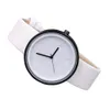 컬러 스트랩이있는 레이디 캔버스 쿼츠 손목 시계 패션 시계