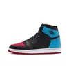Jumpman 1 High OG Heren Basketbalschoenen 1s Hyper Royal University Blue Obsidian UNC 25th Anniversary Bred Concord Low Citrus Dames Sneakers Trainers