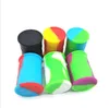 11 ml Drum Wax Oil Container Box Bag With Hang Dab Non-Stick Silicone Jar Silicon Tin Colorful Storage Containers Holder Tool Case