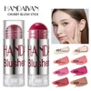 Handaiyan 8 kleuren kleine dikke kleurpotloden blush sticks glans contourcrème wang blusher cosmetica fleuren roze blush make -up