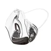 Andra evenemangsfestleveranser 1st Plastic Mouth Caps Transparent Solid Color Respirator Clear Face Mask för kvinnor och män Hallowee322K