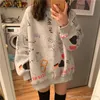 2020 Spring Womens Kleding Hoodies Tiener Street Harajuku Hip Hop Pastel Sweatshirt voor Dames Afdrukken Losse Leisure Hoodie 11