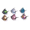 Kolorowa Ryba Rhinestone łącznik 18mm Snap Przycisk Zapięcie Srebrne Kolor Metal Charms Dla Snaps Biżuteria Ustalenia Dostawcy