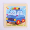 Hurtownia 9 kawałków drewnianej układanki dziecięcej zabawki Puzzle Early Childhood Education Puzzle Cartoon Animal Vehicle Mosteic Board