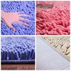 Soft Chenille Bathroom Carpet Anti Slip Water Absorption Bath Rug Floor Door Mat Dirt Barrier Semi Circle Doors Cushion Mats Rugs HY0075