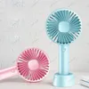 Handheld Fan Draagbare Mini Hand Held Fans met USB Oplaadbare 3 Speed Persoonlijk Bureau voor Home Office Summer Travel