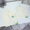 marki dla dzieci zestawy bluzykjantów garnitur dla chłopców haft haftowany mały potwór Sweter Rozmiar 1001505032590