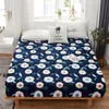 Ensembles de draps 2021 produit 1 pièces 100% polyester imprimé drap-housse housse de matelas quatre coins avec drap de lit à bande élastique (pas d'étuis)