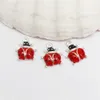 50st klassiker färgglada emalj zinklegering hänge charm ladybird klassisk halsband hänge dly tillbehör diy smycken hantverk290v