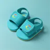 Dzieci Berbecia Buty Baby Boy Girl Sandals Casual Outdoor Beach Płaskie Miękkie Sole Dzieci Niemowlę Bebe Sandały Sandals Buty Non Slip 210713