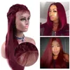 18 ~ 24 pollici Parrucca sintetica diritta lunga Simulazione parrucche di capelli umani Posticci per donne bianche e nere BF518YS