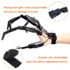 Halloween Articulated Fingers Festival Party Supplies Black Metal Cosplay Accessories Extension Gloves Claws Extender Wearable Scary Bones Claw Wholesale A02