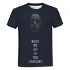 Os t-shirts masculinos O que fazemos nas sombras camisetas Homens Moda Moda Casual 3D Imprimir Manga Curta T-shirt de Filme de Horror Harajuku Streetwear